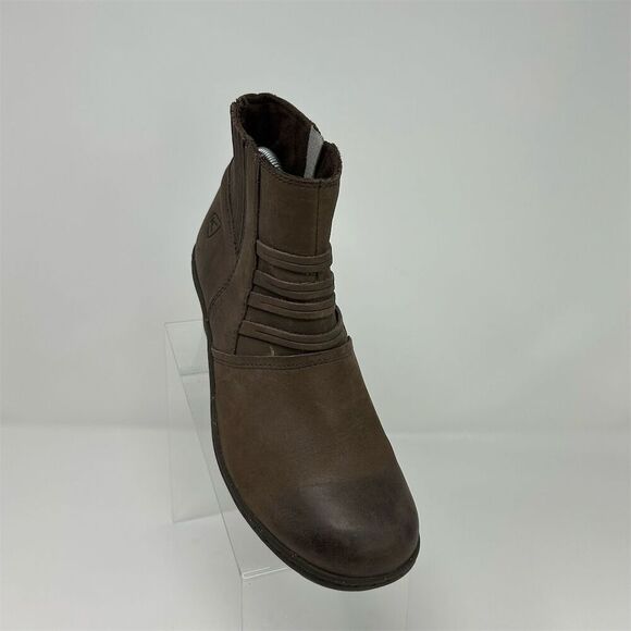 Keen Women's Zurich Brown Wedge Ankle Boots Size 9.5 Casual Comfort Fall - Picture 2 of 14